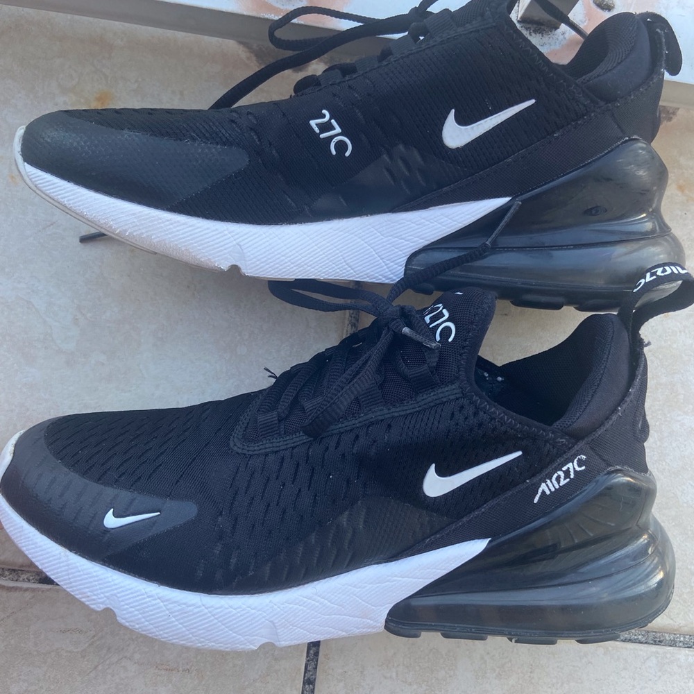 Nike Air Max 270 Black and White Sneakers